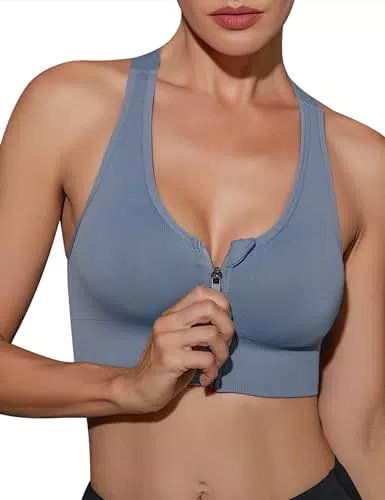 Migcaput Reggiseno Sportivo Donna Senza Ferretto Push Up Alto Impatto