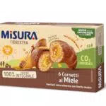 Cornetti Fibrextra Miele - Farina Integrale - Farcitura Ricca