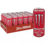 Monster Energy Ultra Red - Bevanda Energetica senza Zuccheri al Gusto di Frutti Rossi