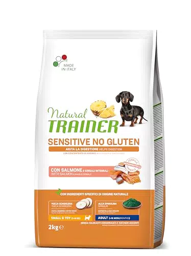 Natural Trainer Sensitive No Gluten con Salmone per Cani Adulti