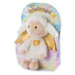 NICI Angelo Custode La La Lammie 30 cm in Scatola Regalo - Pupazzo Imbottito per Bambini - Animali di Peluche Bianco/Oro
