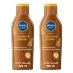 NIVEA SUN Latte Solare Carotene Bronze - Crema Solare Abbronzante con Carotene e Vitamina E