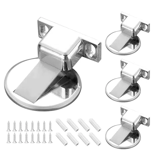 Fermaporta Magnetico da Pavimento in Metallo - Ideale per Ufficio, Casa e Hotel