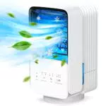 OMISOON Condizionatore Portatile 4 in 1: Raffreddatore d'Aria con Oscillazione a 120°