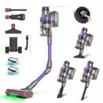 Aspirapolvere Senza Fili ONSEEN 530W 37KPa 8 in 1 Autonomia 65 Min Display OLED