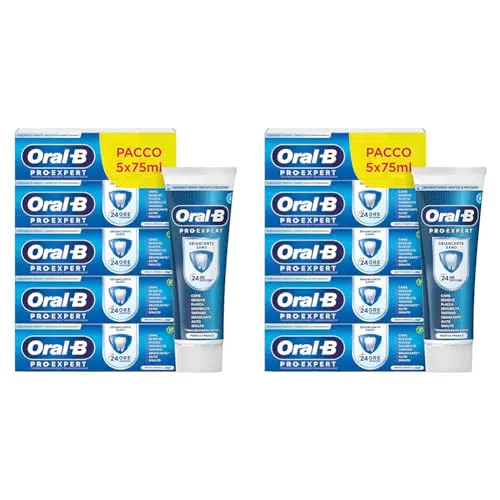 Oral-B Dentifricio Pro-Expert Sbiancante Menta Fresca - Protezione Placca 24 Ore