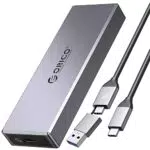 ORICO M.2 NVMe SSD Enclosure USB C USB 3.2 Gen 2 (10Gbps) - Adattatore Esterno SSD NVMe PCI-E M-Key - Supporto UASP Trim Smart