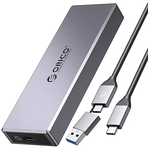 ORICO M.2 NVMe SSD Enclosure USB C USB 3.2 Gen 2 (10Gbps) - Adattatore Esterno SSD NVMe PCI-E M-Key - Supporto UASP Trim Smart