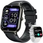 Smartwatch Fitness Orologio Smartwatch Touchscreen Rotondo Impermeabile - Chiamate Telefono Digitale Contapassi Sportivo Sanguigna Pressione