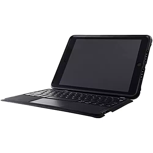 Cover con tastiera Otterbox UnlmitED per iPad 10.2 - Protettiva e antishock con tastiera SPAGNOLO MIL-STD - Nero/Trasparente