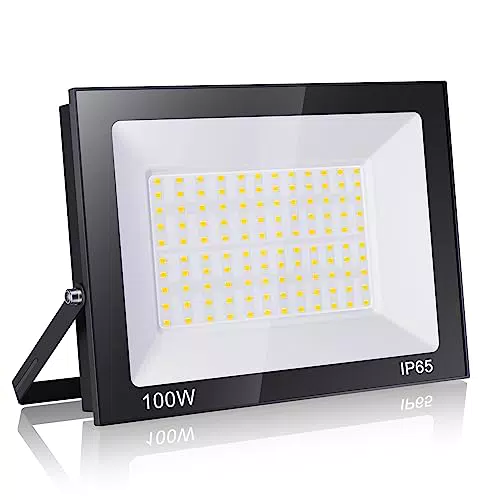 Paideste Proiettore LED da Esterno 100W IP65 - Luce Sicurezza per Giardino e Garage