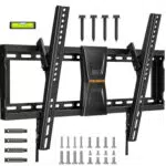 Perlegear Supporto TV Parete Inclinabile da 37-82 Pollici VESA 600x400 mm