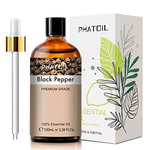 Olio Essenziale di Pepe Nero PHATOIL per Aromaterapia e Diffusori