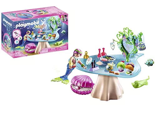 Playmobil Magic Salone di Bellezza e Scrigno di Perle delle Sirene