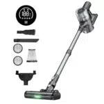 Proscenic P13 Aspirapolvere senza Fili 400W/35Kpa con Touch Screen - Potente Scopa Elettrica senza Fili