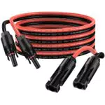 Proster Cavo di Prolunga Solare per Pannelli IP68 - Connettori Femmina e Maschio - 4mm² 12AWG - 3m
