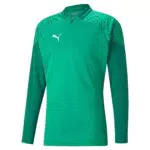 Maglia da Allenamento PUMA Teamcup con Zip a 1/4, Slim Fit Uomo