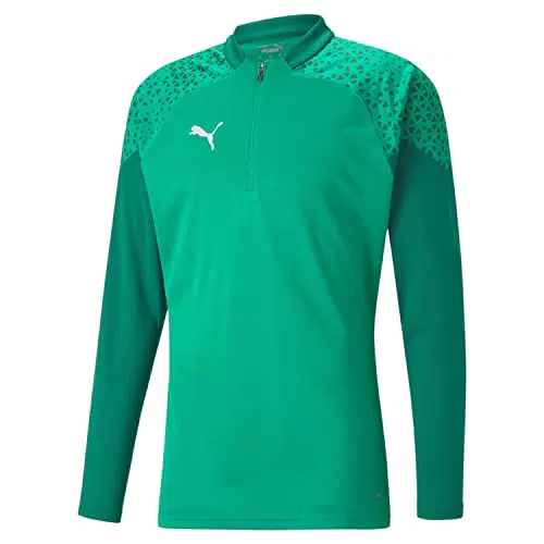 Maglia da Allenamento PUMA Teamcup con Zip a 1/4, Slim Fit Uomo