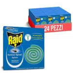 Raid Spirali Antizanzare per Esterni - Confezione da 24 Spirali