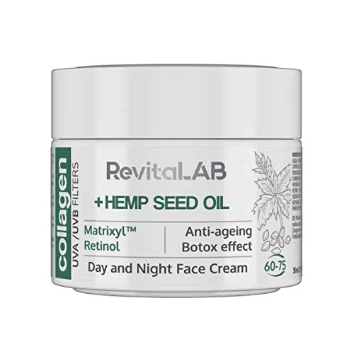 RevitaLAB Collagen Anti-Aging Moisturiser with Hyaluronic Acid and Hemp Seed Oil