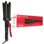 Revlon Wave Master Jumbo Waver - Piastra per Capelli con Rivestimento in Ceramica e Tormalina
