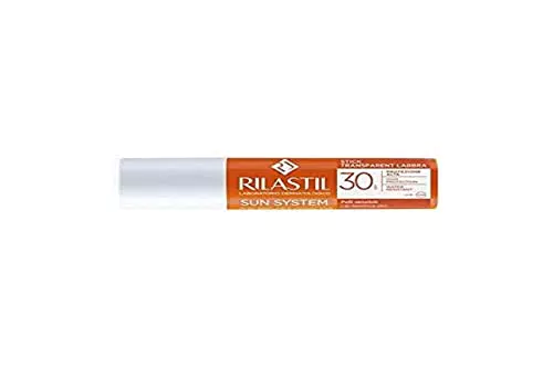 Rilastil Stick Solare SPF 30 per Zone Sensibili, Protezione Alta, Resistente all'Acqua