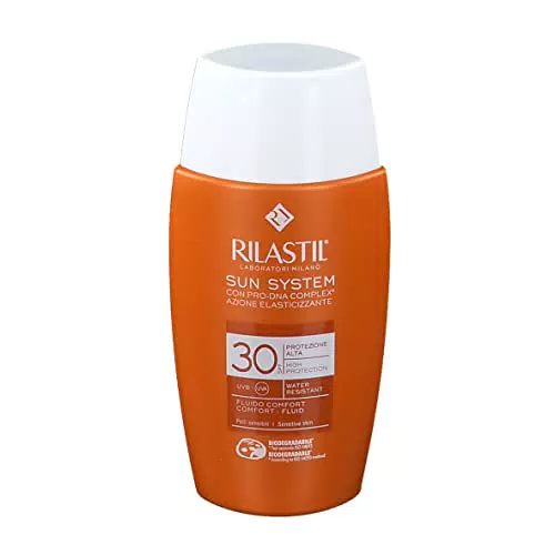 Rilastil Sun System Water Touch Fluido Solare SPF 30 per Pelli Sensibili - 50 ml