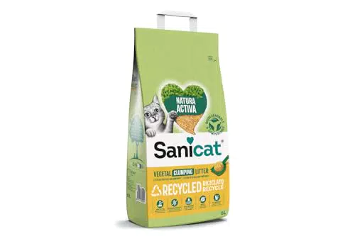 Sanicat - Lettiera per gatti in mais riciclato: Assorbimento superiore e controllo odori