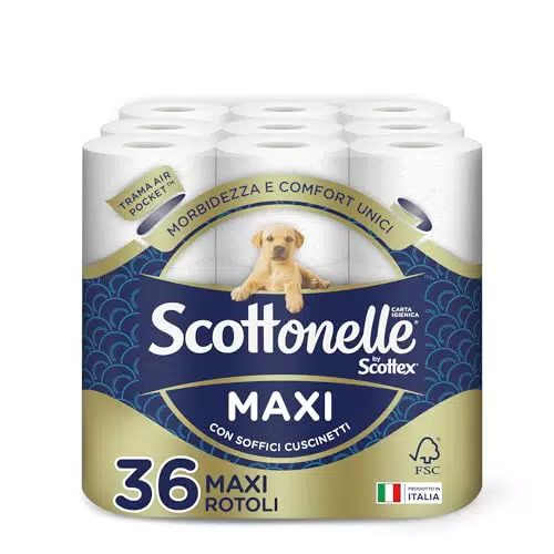 Scottex Carta Igienica Soffice e Trapuntata