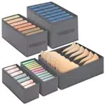 Organizzatore Armadio Pieghevole in Tessuto Non Tessuto - Separatore Vestiti con Manico