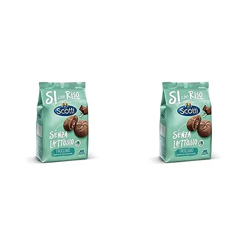Frollino Ripieno alla Crema alla Nocciola - Biscotti Senza Lattosio - Marchio 'Si'