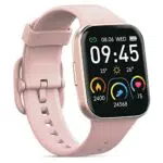Smartwatch Fitness Tracker Donna con Cardiofrequenzimetro e Notifiche Messaggi - Rosa