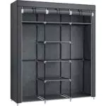 Armadio SONGMICS in Tessuto con Barra di Sospensione e Scaffale - Ideale per Soggiorno e Camera da Letto