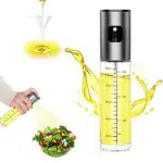 Spruzzatore Olio Nebulizzatore 100ml Acciaio Inox e Vetro per Cucina
