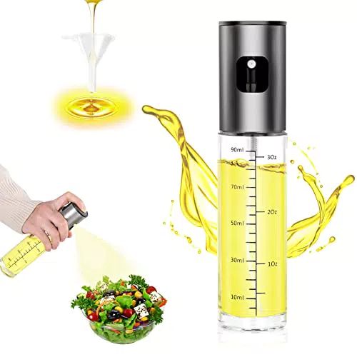 Spruzzatore Olio Nebulizzatore 100ml Acciaio Inox e Vetro per Cucina