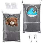 Sacchetti per biancheria Sylanda per bambini con ganci in acciaio inox - Riutilizzabili per camera da letto e armadi