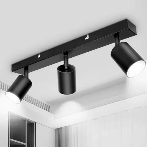 Plafoniera LED TaFiCo a 3 Luci Orientabile per Interni
