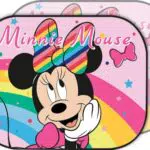 Disney Minnie Sunshade - Coppia di Tendine Parasole Auto Bambina