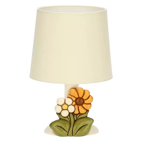 THUN Lampada Calendula in Ceramica Decorata a Mano, Linea Racconti d'Autunno
