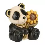THUN - Panda Grande con Girasole, Ceramica