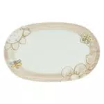 THUN - Piatto Ovale Linea Elegance Porcellana 33x23 cm