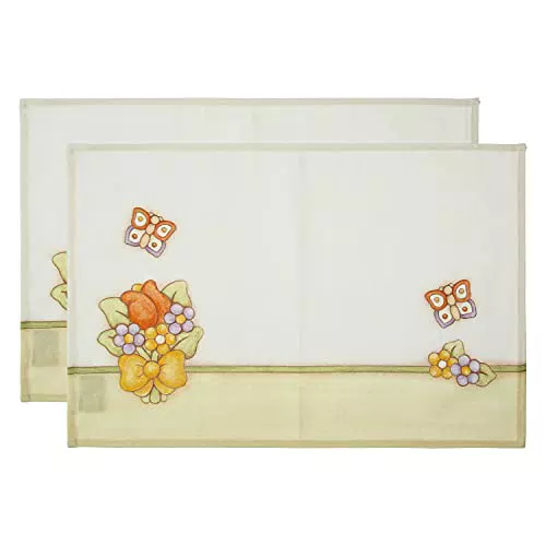 THUN - Tovagliette Country con Fiori e Farfalle