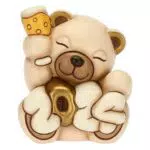 Thun Teddy Buon Anno 2024 con Calice in Ceramica Decorata a Mano