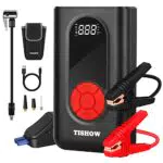 Avviatore Batteria Auto TISHOW 4 IN 1 con Compressore Portatile e Power Bank