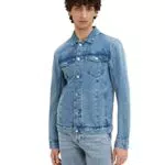 Tom Tailor Denim Giacca di Jeans Denim Blu