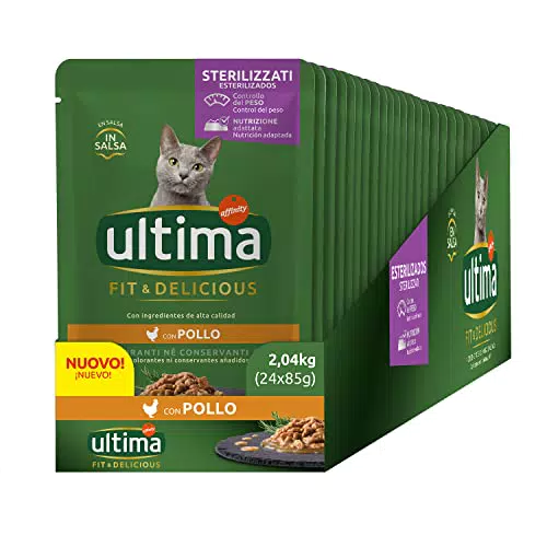 Cibo Umido per Gatti Fit & Delicious al Pollo - Marca XYZ