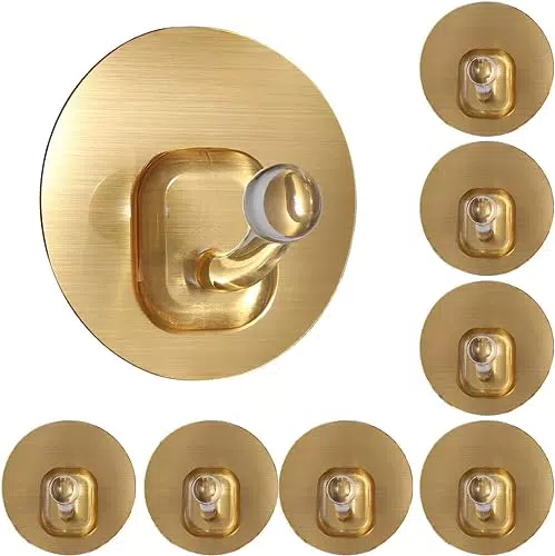 Ganci Adesivi Uten Autoadesivi per Bagno e Cucina
