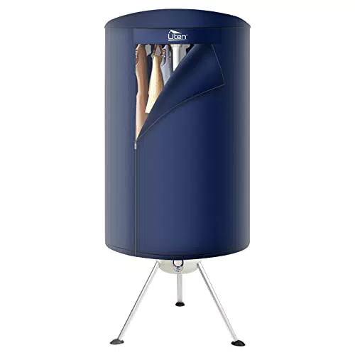 Uten - Asciugacapelli Elettrico Portatile 1000W con Calore Regolabile - Design a più Livelli