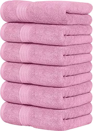 Utopia Towels - Set di Asciugamani di Lusso in Cotone Filato Ad Anello