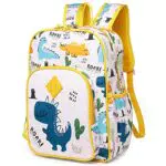 Zaino VASCHY Dinosauro Bambini: Leggero Zainetto Asilo con Fascia Toracica